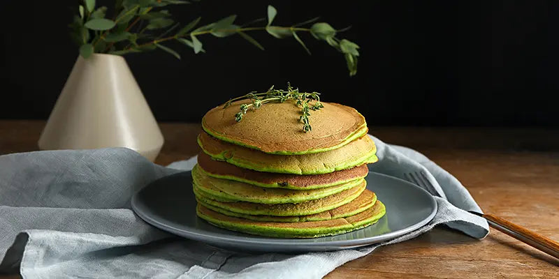 pancake sin gluten matcha moringa amoseeds especialista superalimentos bio