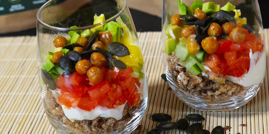 receta verrinas saladas tipo cheesecake semillas lino calabaza amoseeds especialista superalimentos bio