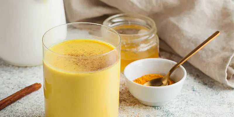 Receta de Moon Milk con Ashwagandha y Cúrcuma Bio especialista en superalimentos bio