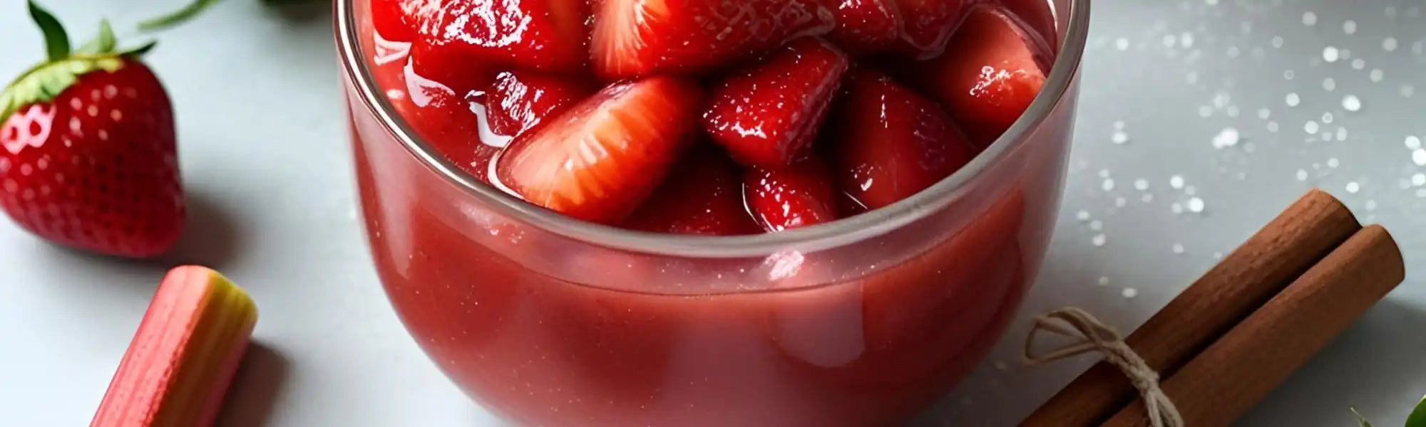 Compota exprés de fresa y ruibarbo con canela de Ceylán Bio – Amoseeds ...