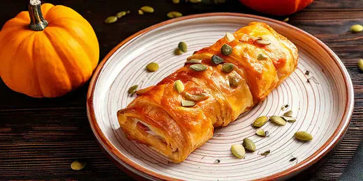 Receta hojaldre calabaza semillas de calabaza Amoseeds especialista en superalimentos Bio