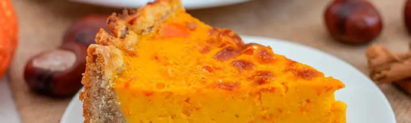 tarta calabaza jengibre Amoseeds especialista superalimentos Bio 