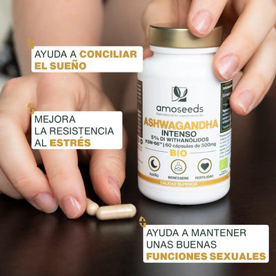 beneficios Ashwagandha Bio - amoseeds especialista de los superalimentos bio

