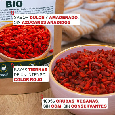 calidad Bayas de Goji Bio - amoseeds especialista de los superalimentos bio