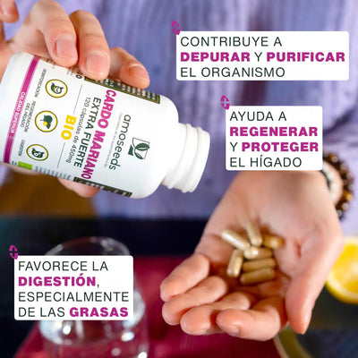 beneficios Cardo Mariano Bio - amoseeds especialista de los superalimentos bio