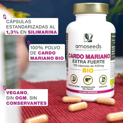 calidad Cardo Mariano Bio - amoseeds especialista de los superalimentos bio