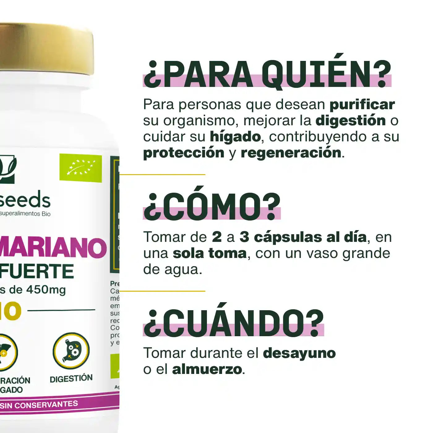 uso Cardo Mariano Bio - amoseeds especialista de los superalimentos bio