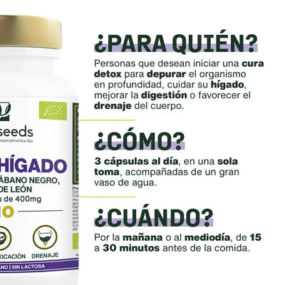 Uso Detox Higado Bio - amoseeds especialista de los superalimentos bio
