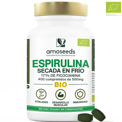 Espirulina Bio, amoseeds especialista de los superalimentos bio