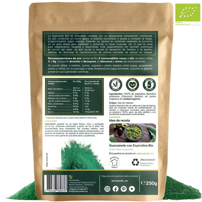 Espirulina en polvo Bio 250G