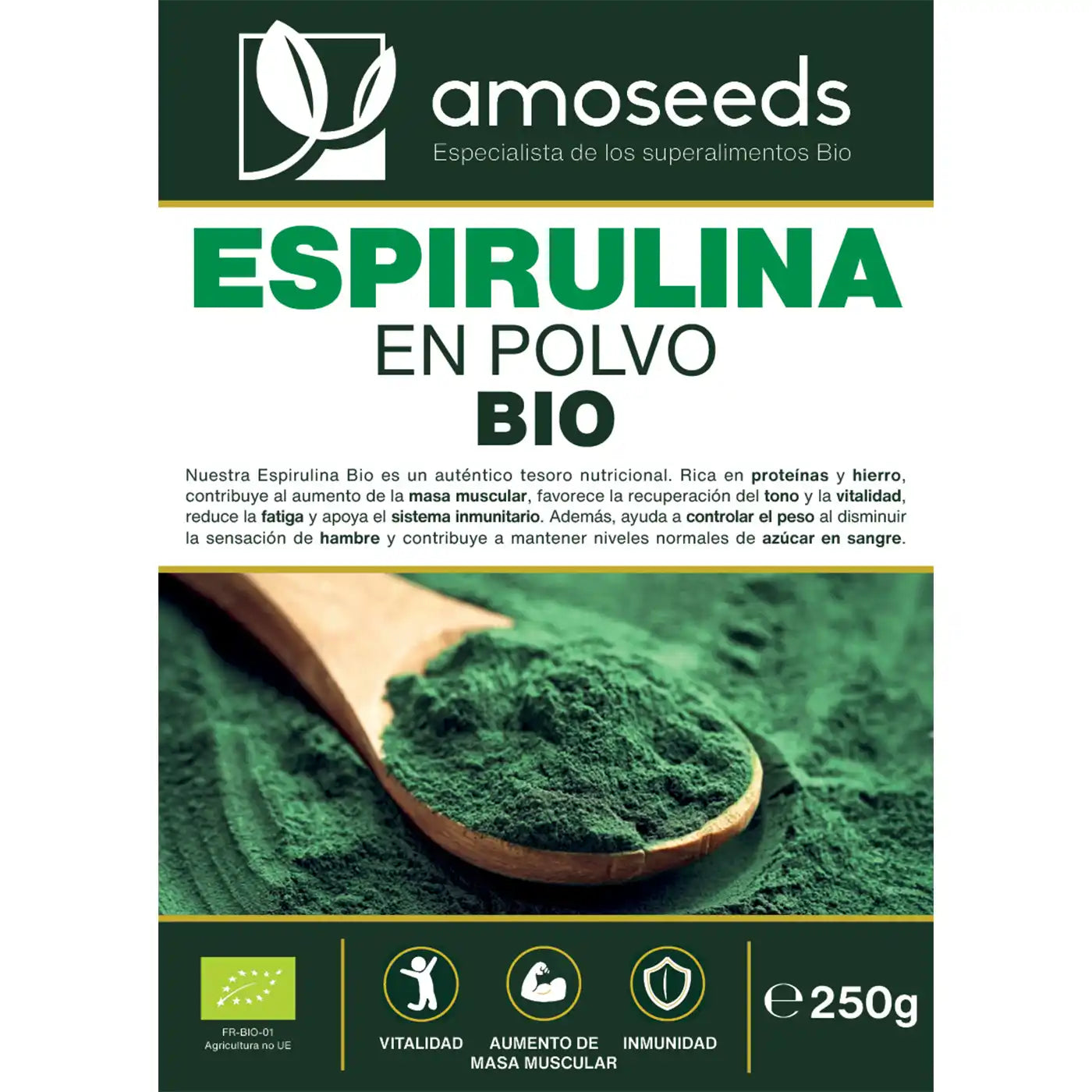 Espirulina en polvo Bio 250G