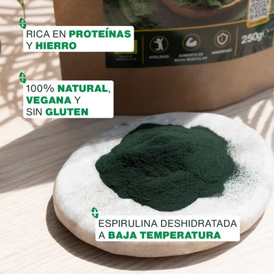 Calidad Espirulina Bio polvo amoseeds especialista superalimentos bio