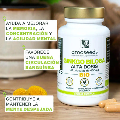Beneficios Ginkgo Biloba Bio - amoseeds especialista superalimentos bi