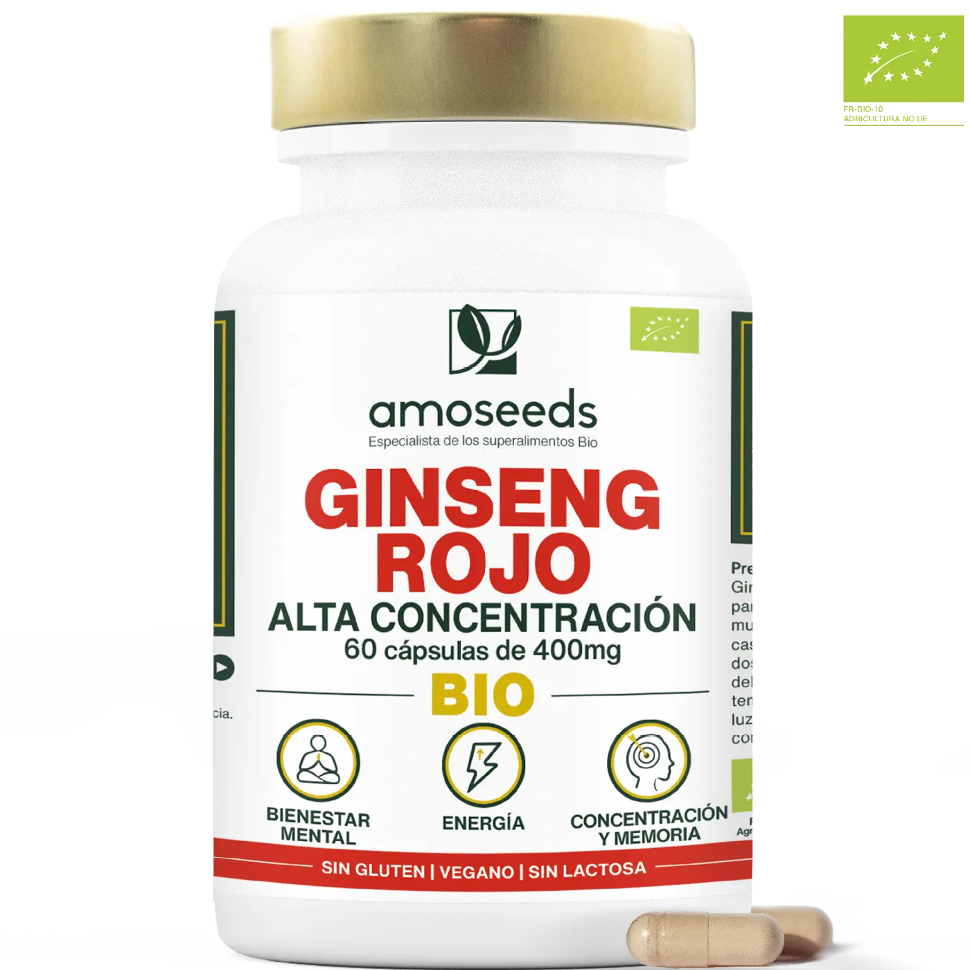 Ginseng Rojo Bio - amoseeds especialista superalimentos bio