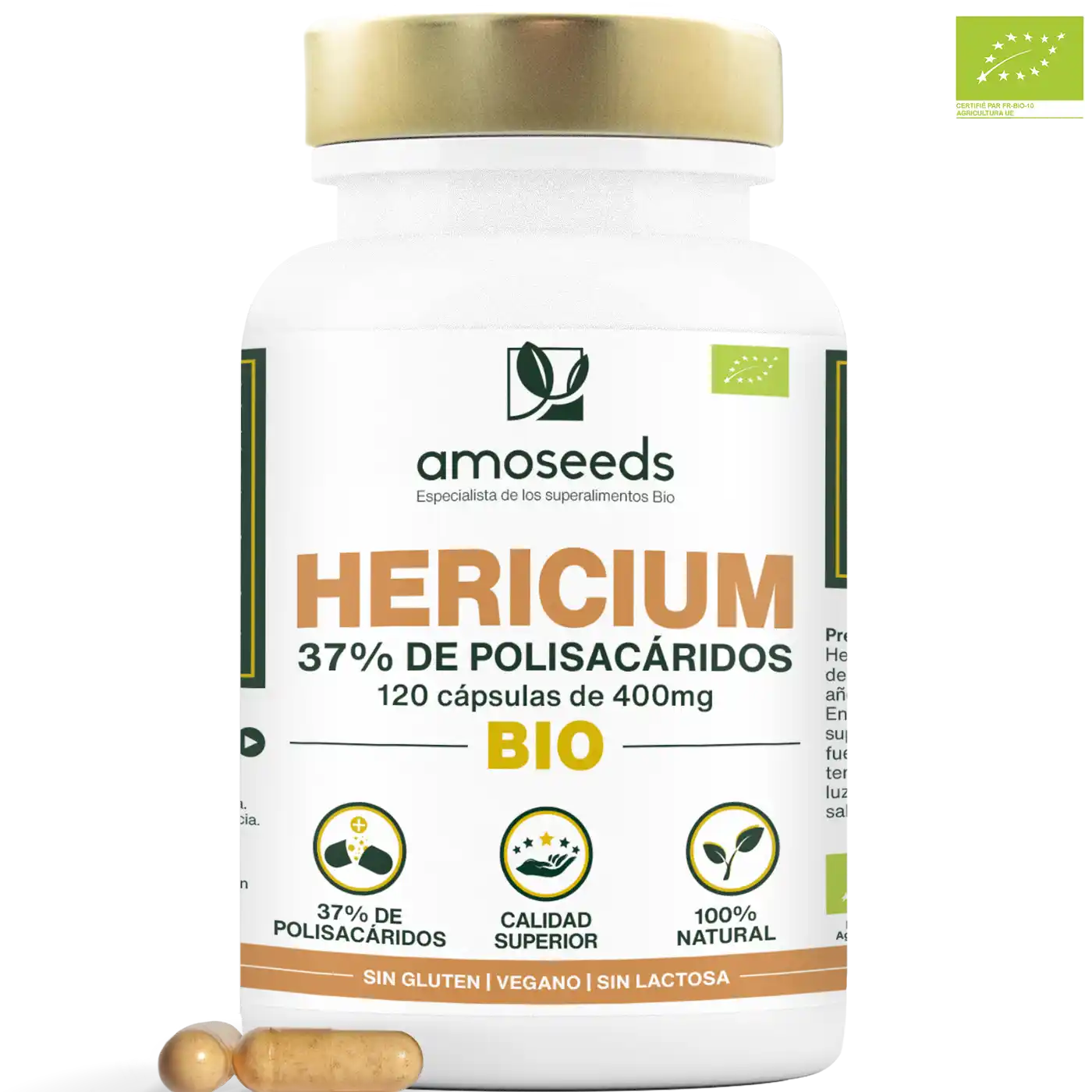 Hericium Bio - amoseeds especialista superalimentos bio
