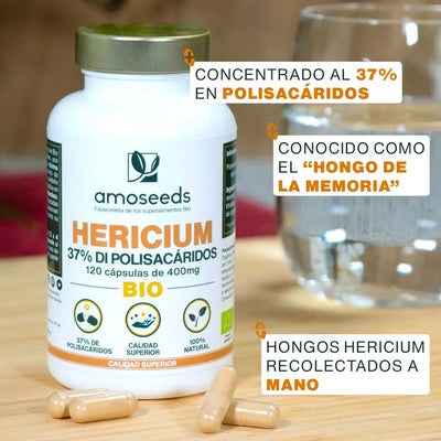 beneficios Hericium Bio - amoseeds especialista superalimentos bio