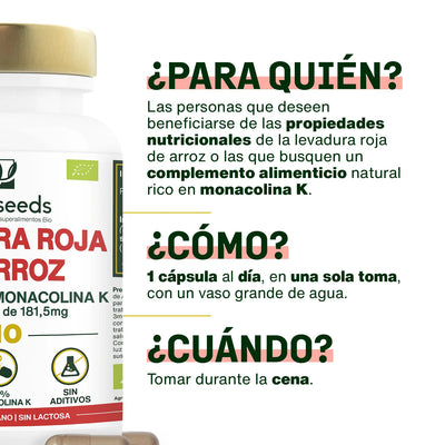 uso Levadura Roja Arroz Bio - amoseeds especialista superalimentos bio