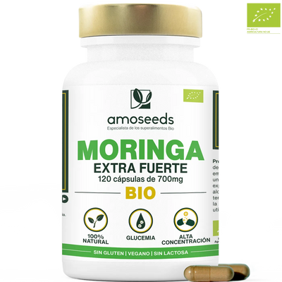 Moringa Bio - capsulas - amoseeds especialista de los superalimentos bio