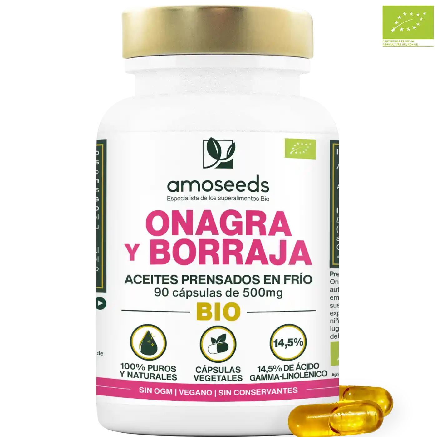 Onagra y Borraja Bio - amoseeds especialista de los superalimentos bio