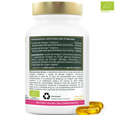 Onagra y Borraja Bio - amoseeds especialista de los superalimentos bio