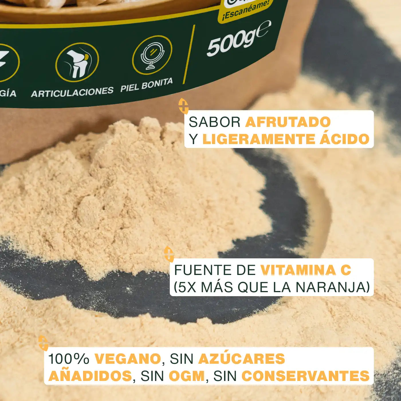 Calidad Polvo de pulpa del fruto Baobab Bio - amoseeds especialista de los superalimentos bio