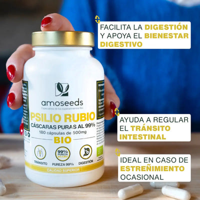 Beneficios Psilio Rubio Bio - amoseeds especialista de los superalimentos bio