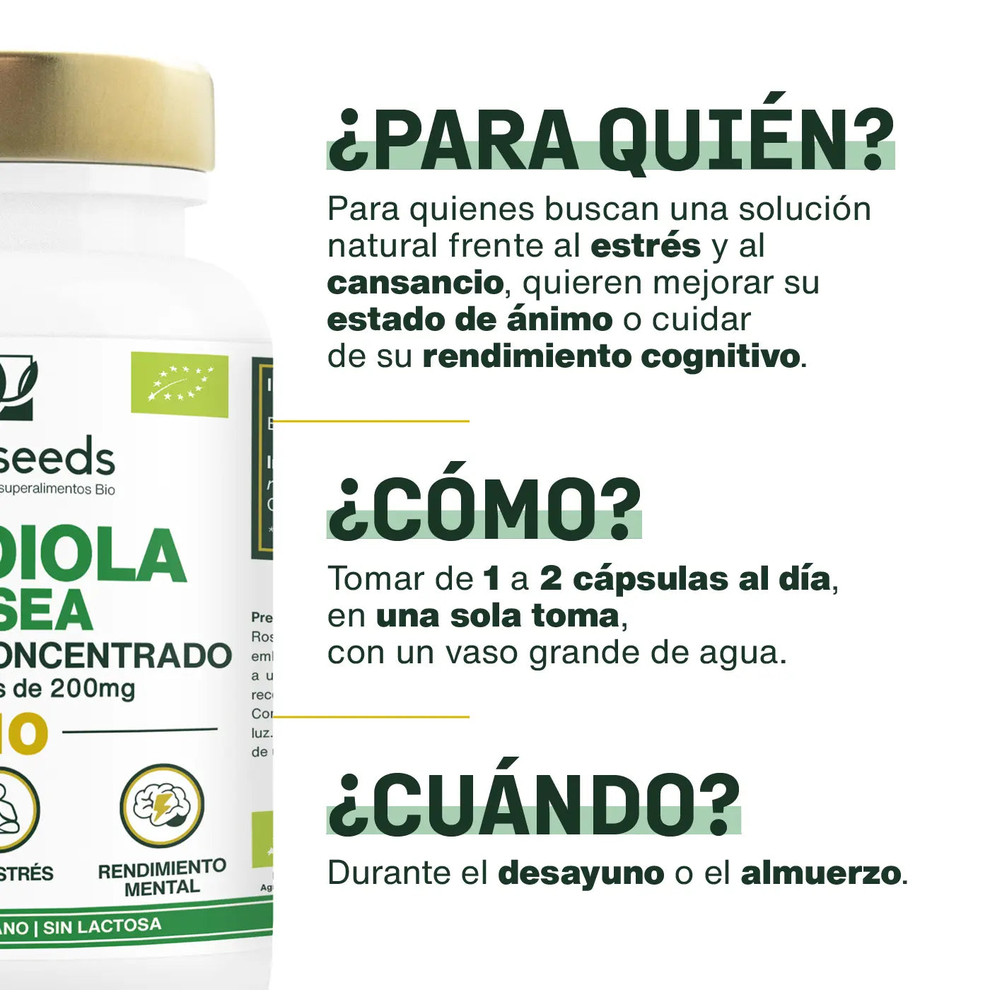 Uso Rhodiola Rosea Bio - amoseeds especialista de los superalimentos bio