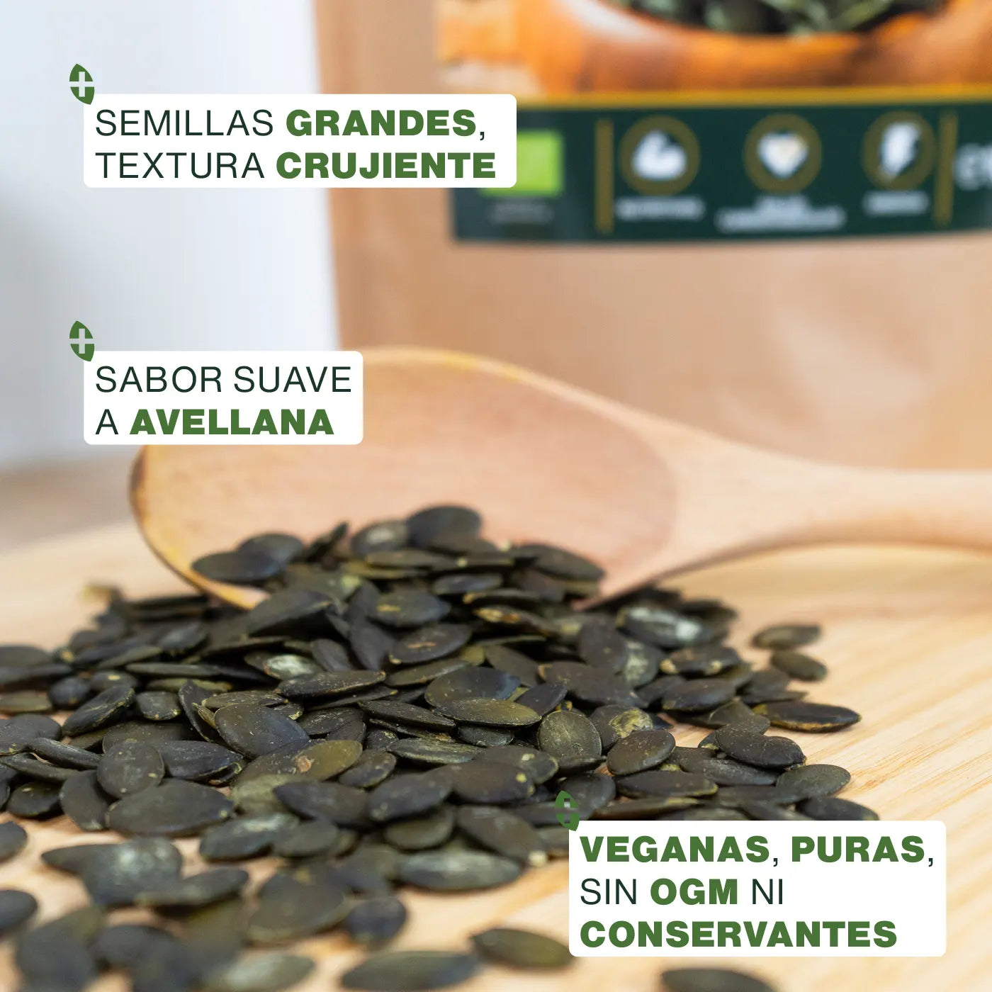 Calidad Semillas de Calabaza Bio - amoseeds especialista de los superalimentos bio