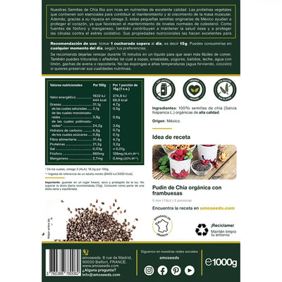 Semillas de Chía Bio 1KG