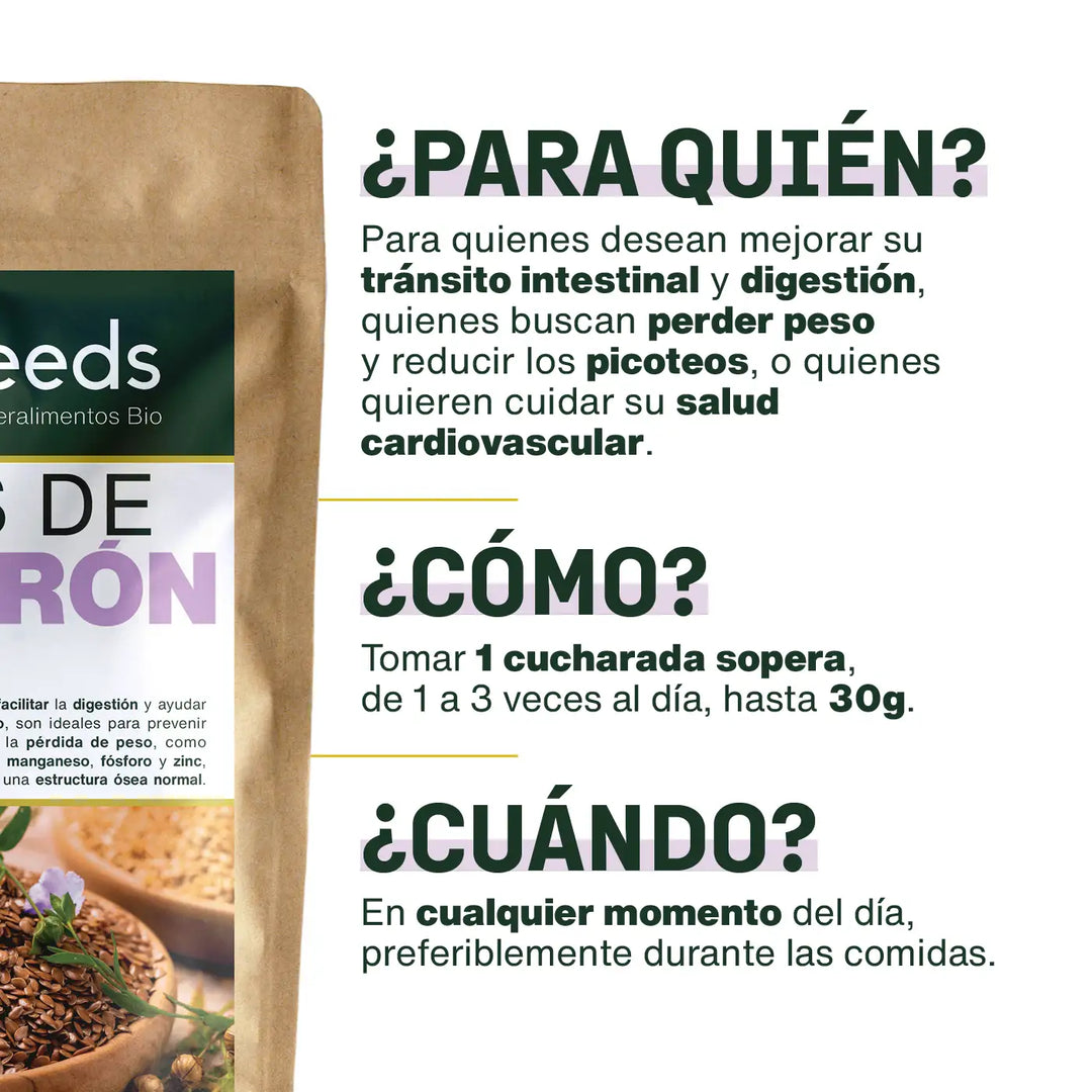 Semillas de Lino Marrón Bio 1KG Calidad Superior – Amoseeds España