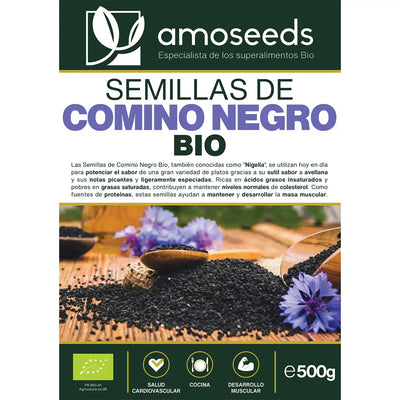 Semillas de comino negro bio amoseeds especialista de los superalimentos bio