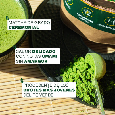 Calidad Té Matcha Ceremonial Japonés Bio - amoseeds especialista de los superalimentos bio