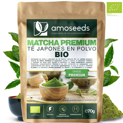 Té Matcha Premium Bio amoseeds especialista de los superalimentos bio